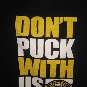 Boston Bruins don't Puck with us shirt.
